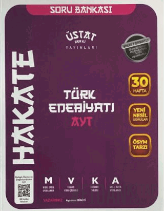 AYT Hakate Edebiyat Soru Bankası