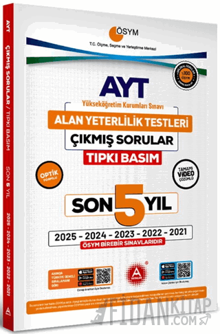 AYT Son 5 Yıl Tıpkı Basım Çıkmış Sorular