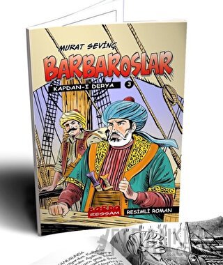 Barbaroslar 3 - Kaptan-ı Derya (Resimli Roman) Murat Sevinç