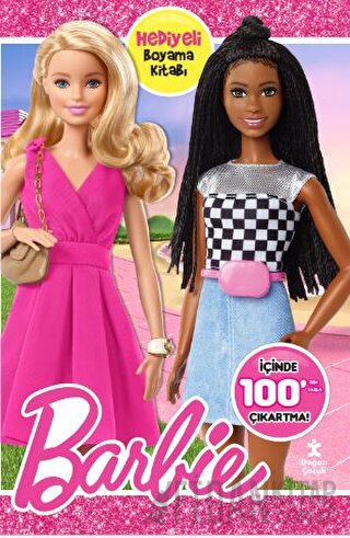 Barbie 100+ Çıkartma Hediyeli Boyama Kitabı Kolektif