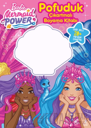 Barbie Medmaıd Power – Pofuduk Çıkartmalı Boyama Kitabı