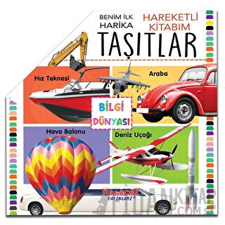 Benim İlk Hareketli Kitabım Taşıtlar (Ciltli)