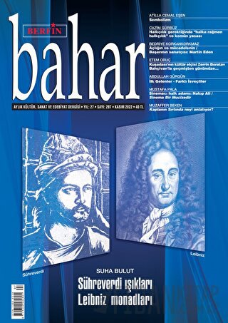 Berfin Bahar Aylık Kültür Sanat ve Edebiyat Dergisi Sayı: 297 Kasım 20
