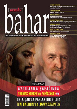 Berfin Bahar Aylık Kültür Sanat ve Edebiyat Dergisi Sayı: 311 Ocak 202