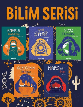Bilim Serisi- İlkokul Okuma Kitabları - 5'Li Set
