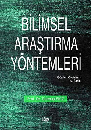 Bilimsel Araştırma Yöntemleri