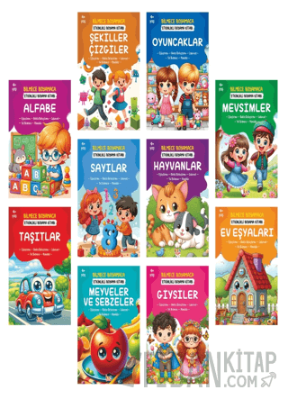 Bilmece Boyamaca (10 Kitap) Kolektif