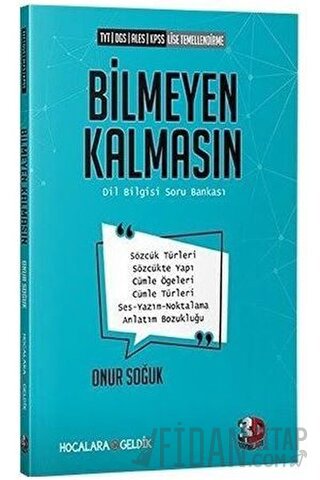 Bilmeyen Kalmasın Dil Bilgisi Soru Bankası Onur Soğuk