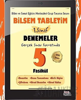 Bilsem Tabletim 1. Sınıf Denemeler 5 Fasikül Elif Erdoğan