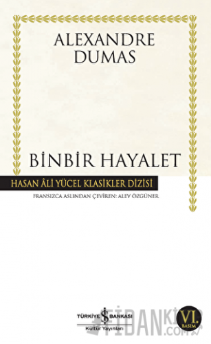 Binbir Hayalet Alexandre Dumas