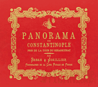 Bir İstanbul Panoraması 1890 (Kırmızı) - Panoraman de Constantinople B