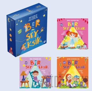 Bir Şey Eksik Seti (3 Fenerli Kitap) (Ciltli) Ceren Çukadar