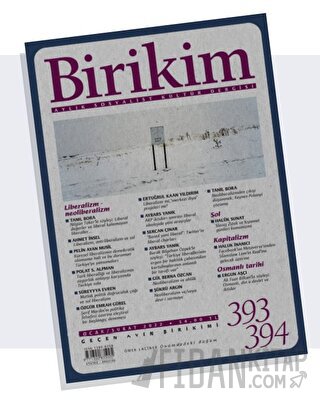 Birikim Aylık Sosyalist Kültür Dergisi Sayı: 393 - 394 Ocak - Şubat 2022