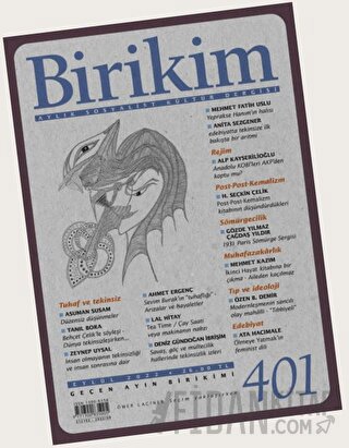 Birikim Aylık Sosyalist Kültür Dergisi Sayı: 401 Eylül 2022