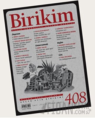 Birikim Aylık Sosyalist Kültür Dergisi Sayı: 408 Nisan 2023