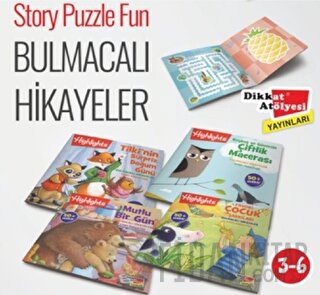 Bulmacalı Hikayeler Story Puzzle Fun - 4 Kitap Takım Kolektif