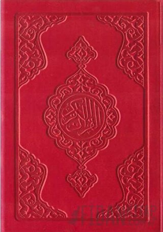 Büyük Cep Boy Termo Deri Kuran-ı Kerim (Kırmızı, Mühürlü) (Ciltli) Kol