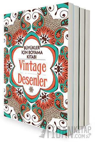 Büyükler İçin Boyama Kitabı Seti (4 Kitap Takım) Kolektif