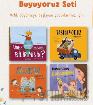 Büyüyoruz Seti (4 Kitap) (Ciltli) Kolektif