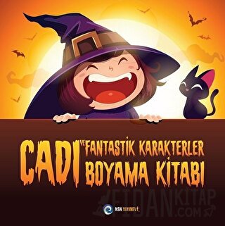 Cadı ve Fantastik Karakterler - Boyama Kitabı