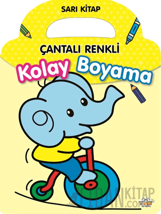 Çantalı Renkli Kolay Boyama- Sarı Kitap