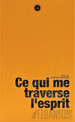 Ce Qui me Traverse I'Esprit (Kafama Takılanlar) Fransızca Cağfer Karad