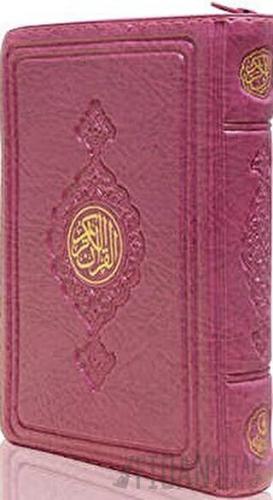 Cep Boy Kur'an-ı Kerim (Lila, Kılıflı, Mühürlü) (Ciltli)