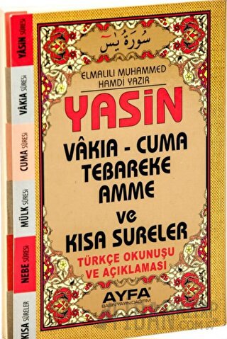 Cep Boy Üçlü Yasin Fihristli Ayfa038