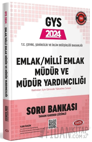 Çevre, Şehircilik ve İklim Değişikliği Bakanlığı Emlak - Milli Emlak Müdür ve Müdür Yardımcılığı Soru Bankası