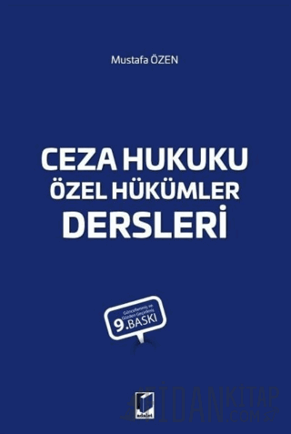 Ceza Hukuku Özel Hükümler Dersleri