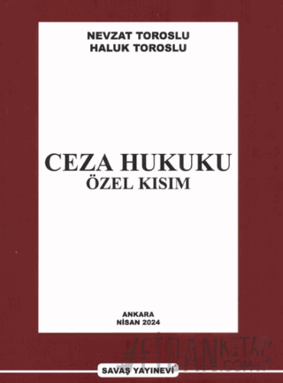 Ceza Hukuku Özel Kısım