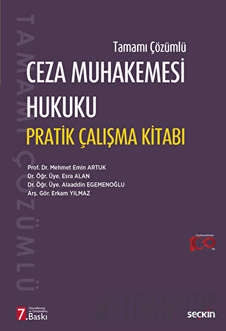 Ceza Muhakemesi Hukuku Pratik Çalışma Kitabı