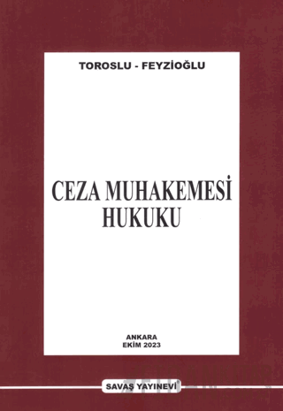 Ceza Muhakemesi Hukuku Metin Feyzioğlu