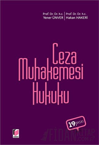 Ceza Muhakemesi Hukuku Hakan Hakeri