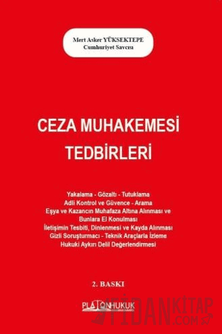 Ceza Muhakemesi Tedbirleri Mert Asker Yüksektepe