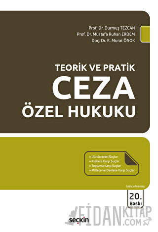 Teorik ve PratikCeza Özel Hukuku Durmuş Tezcan