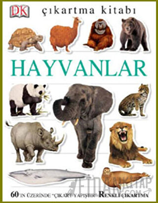 Çıkartma Kitabı: Hayvanlar Amanda Rayner