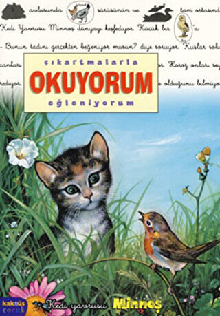Çıkartmalarla Okuyorum Eğleniyorum -  Kedi Yavrusu Minnoş