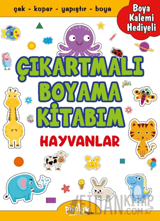 Çıkartmalı Boyama Kitabım Hayvanlar