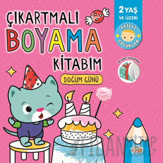 Çıkartmalı Boyama Kitabım - Doğum Günü
