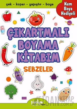 Çıkartmalı Boyama Kitabım Sebzeler