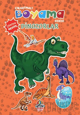 Çıkartmalı Boyama Serisi - Dinozorlar