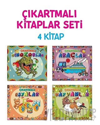 Çıkartmalı Kitaplar Seti (4 Kitap Takım)