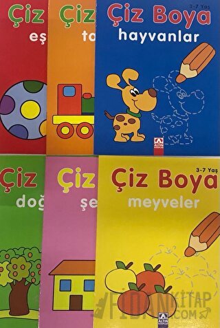 Çiz Boya Dizisi - 6 Kitap Kolektif