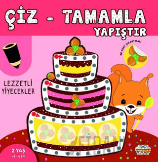 Çiz - Tamamla - Yapıştır Lezzetli Yiyecekler