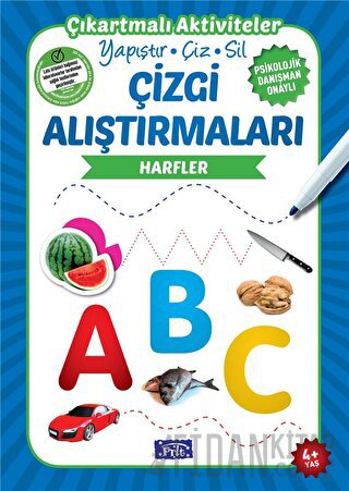 Çizgi Alıştırmaları - Harfler (4 Yaş)