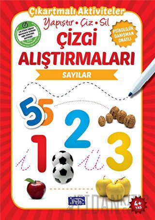 Çizgi Alıştırmaları - Sayılar (4 Yaş)