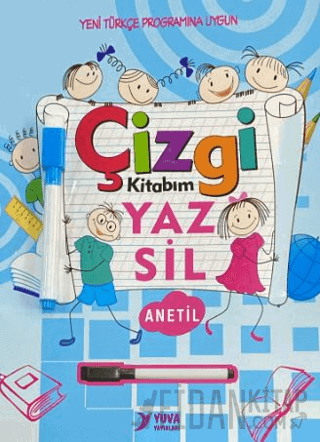 Çizgi Kitabım Yaz Sil Yazı Defteri Anetil