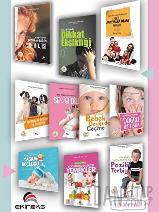 Çocuğumu Büyütüyorum (10 Kitap Takım) - Adım Adım Çocuk ve Ergen Gelişimi