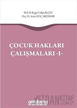 Çocuk Hakları Çalışmaları 1 Arzu Genç Arıdemir